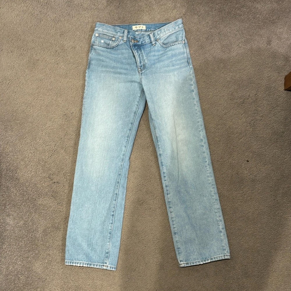 MADEWELL Low-Slung Straight Jeans